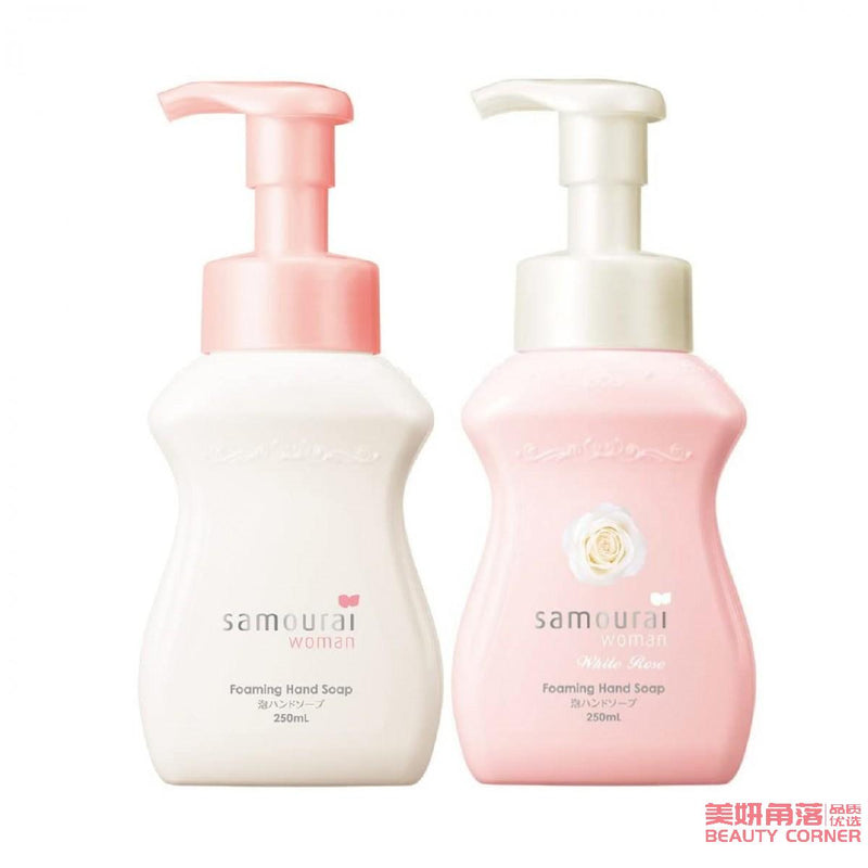 【自营】日本Samourai woman 香水型泡沫洗手液 250ml 限定白玫瑰