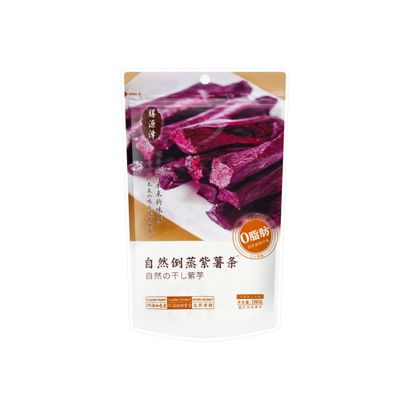 【自营】中国SYZ膳源泽 自然倒蒸紫薯条 180g 软糯甘甜零食
