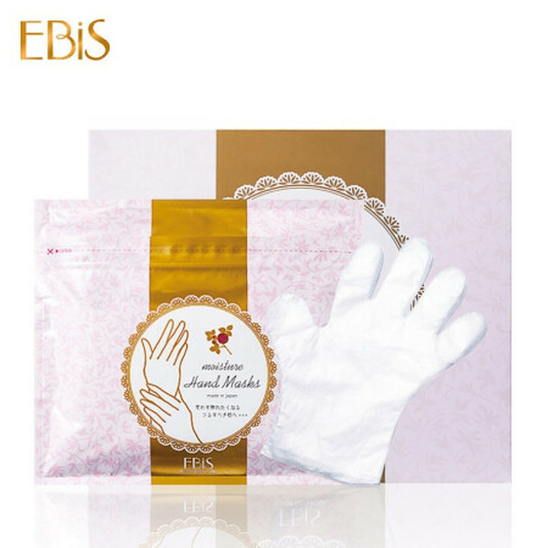 【自营】日本EBIS 无添加补水保湿美白手膜 36枚入 湿淡化细纹手部护理保养 手部护理第1位授奖