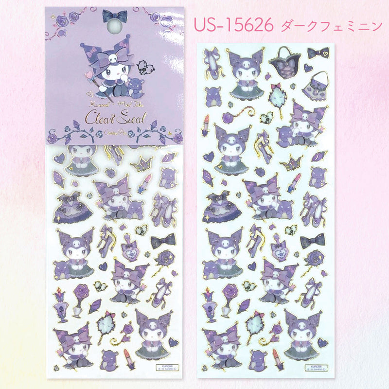 【自营】日本Sanrio三丽鸥 铝箔透明印章贴纸 库洛米款 卡通粘贴