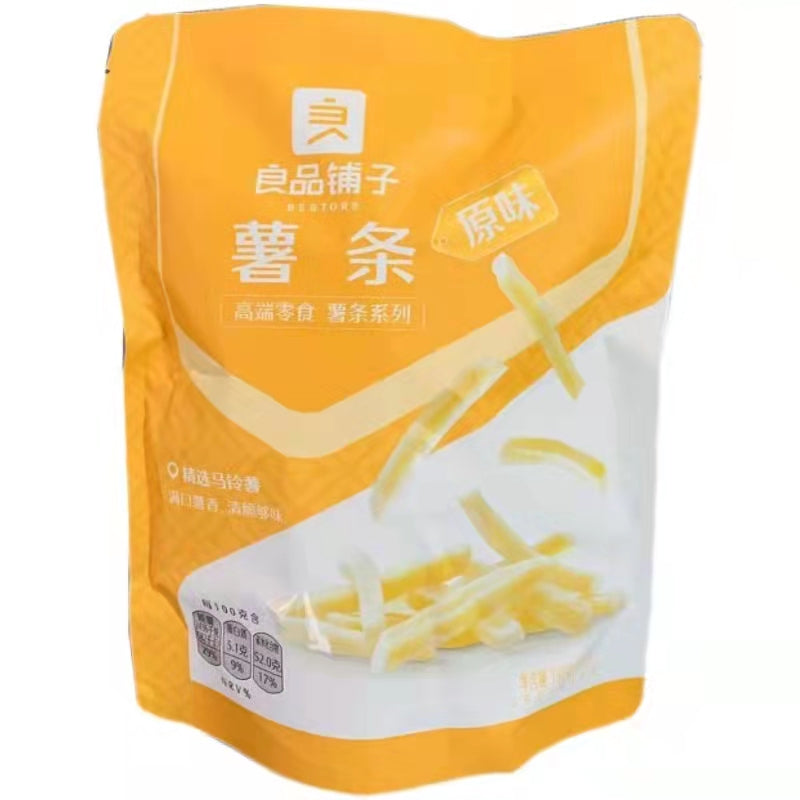 【自营】中国BESTORE良品铺子 薯条 原味 100g 休闲零食膨化食品小吃
