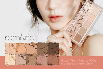 【自营】韩国ROMAND柔魅得 十色眼影盘 秘密花园系列 #05 Shade & Shadow Garden 8g 修饰轮廓眼部修饰易上色自然立体提亮肤色