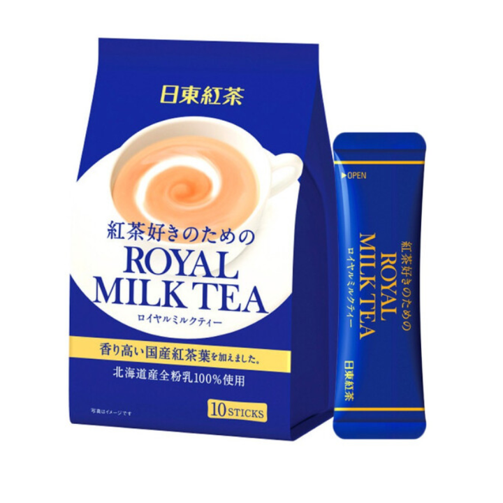 【自营】日本Nitto日东 红茶皇家奶茶醇香奶茶 14g×10条