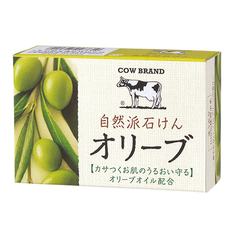 【自营】日本COW牛乳石鹼共进社 自然派 橄榄精华洁面皂 100g 幼嫩 保湿 沐浴皂 香皂