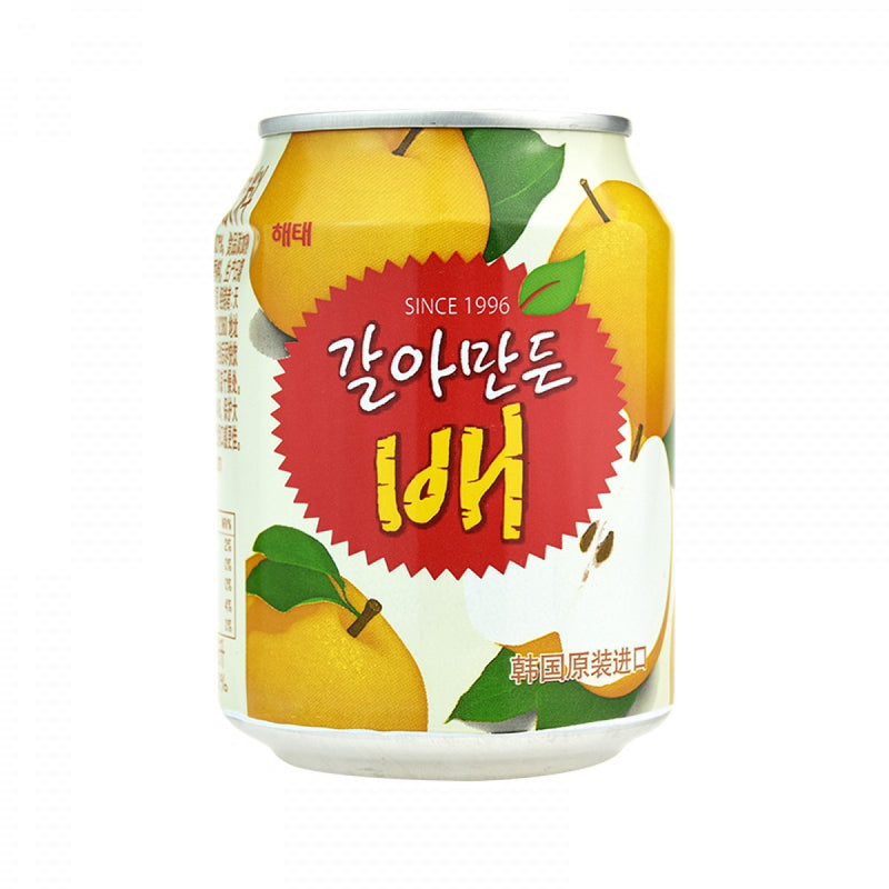 【自营】韩国HAITAI海太 梨果汁饮料 238ml 1瓶装 网红饮料