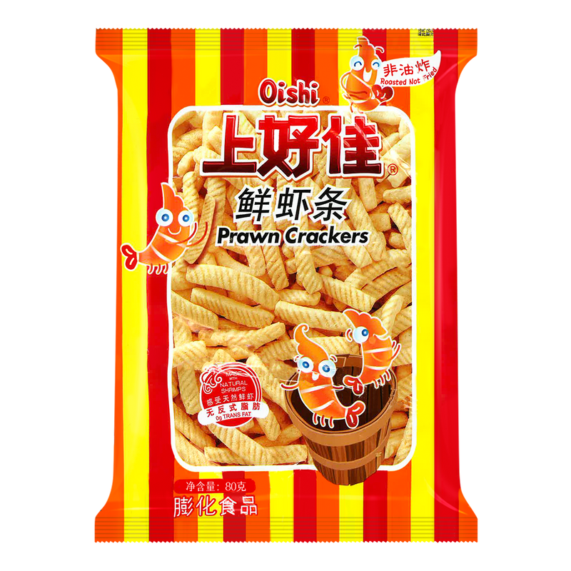 【自营】中国OISHI上好佳 鲜虾条 80g