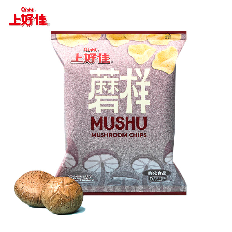 【自营】中国OISHI上好佳 蘑样 香菇脆片 65g