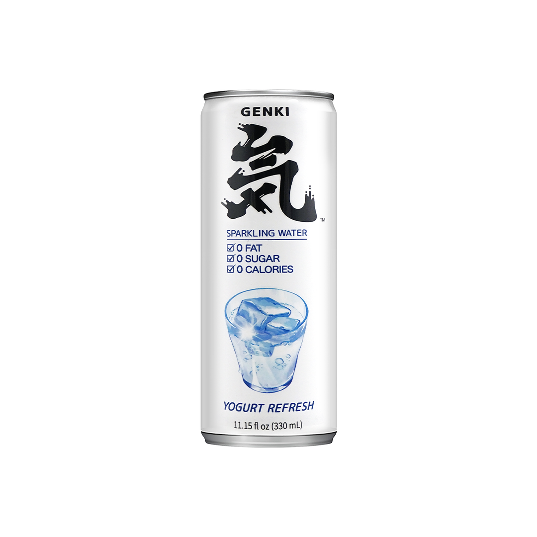 【自营】中国Genki Forest元气森林 无糖0脂乳酸菌味苏打气泡水饮料 330ml 罐装气泡水