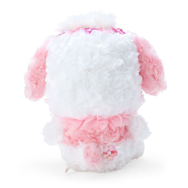 【自营】日本三丽鸥 樱花系列公仔 帕恰狗 公仔摆件毛绒玩具