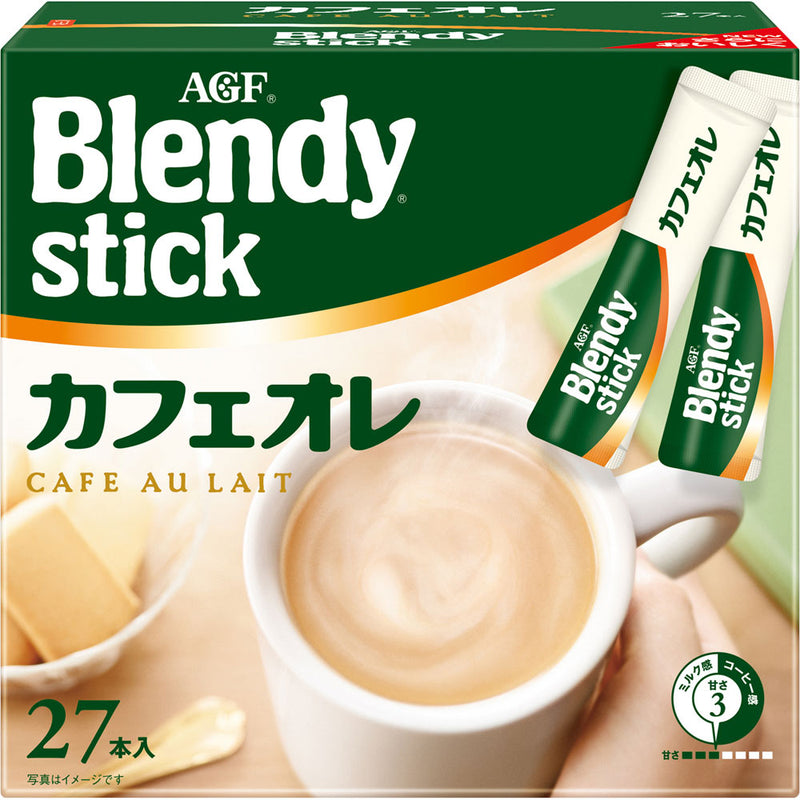 【自营】日本AGF BLENDY 三合一速溶原味咖啡 27条装 提神醒脑熬夜必备