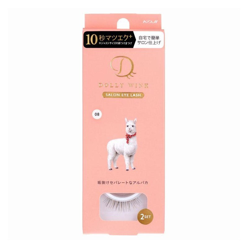【自营】日本KOJI蔻吉 Dolly Wink 动物主题假睫毛 2对装 