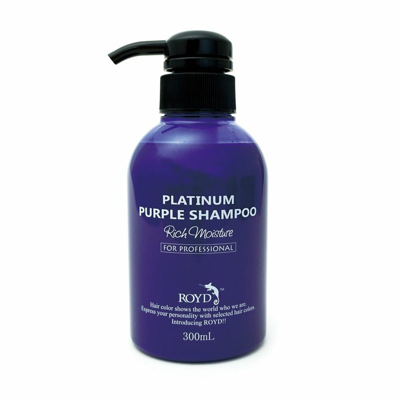 【自营】日本ROYD 颜色护理洗发水 300ml 护色固色锁色 紫色系