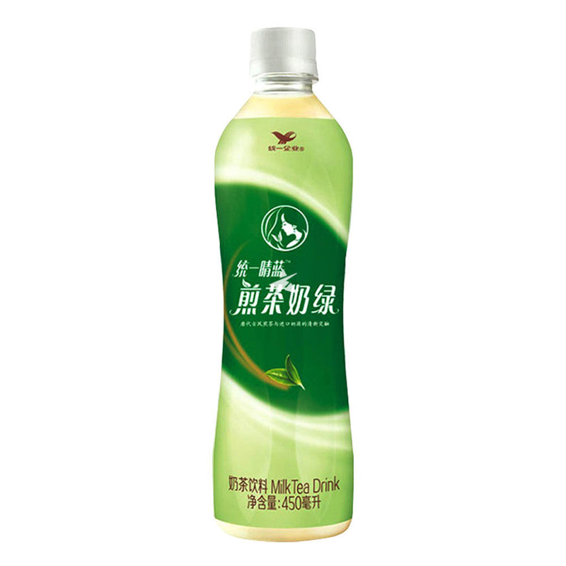 【自营】台湾UNIF统一 阿萨姆奶茶 煎茶奶绿味 450ml
