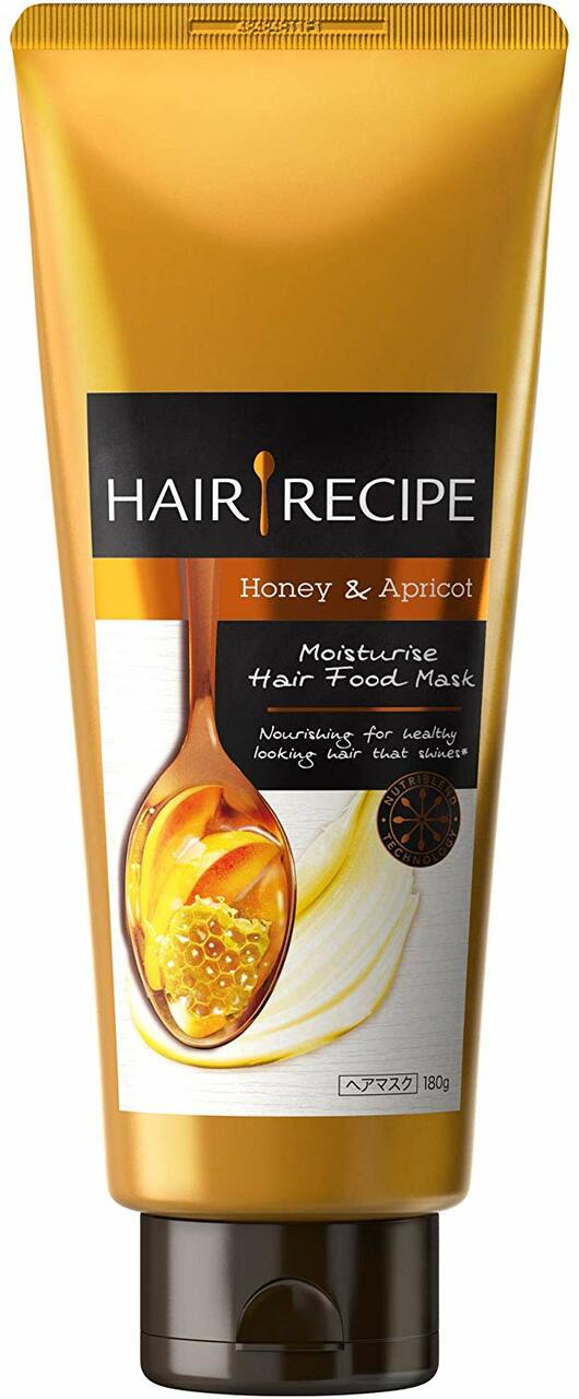 【自营】日本HAIR RECIPE发之食谱 杏子蜂蜜 滋润发膜 180g 滋养柔顺 适合干性发质