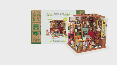 【自营】中国Robotime若态 Rolife若来艺术屋 爱丽丝甜梦卧室 单个装 DIY手工3D拼装模型立体拼图木质摆件节日礼物