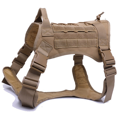 【美国仓】战术狗背带宠物训练背心 狗背带和皮带套装 适用于小型中型大型犬