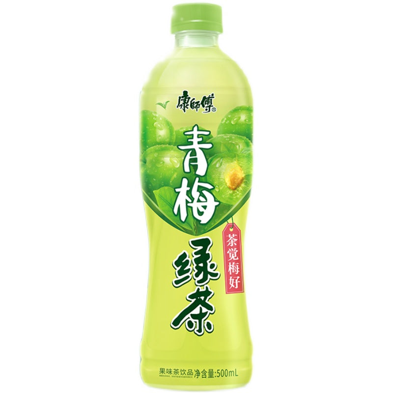 【自营】中国MASTER KONG康师傅 青梅绿茶 500ml 青梅酸甜绿茶甘醇茶饮料