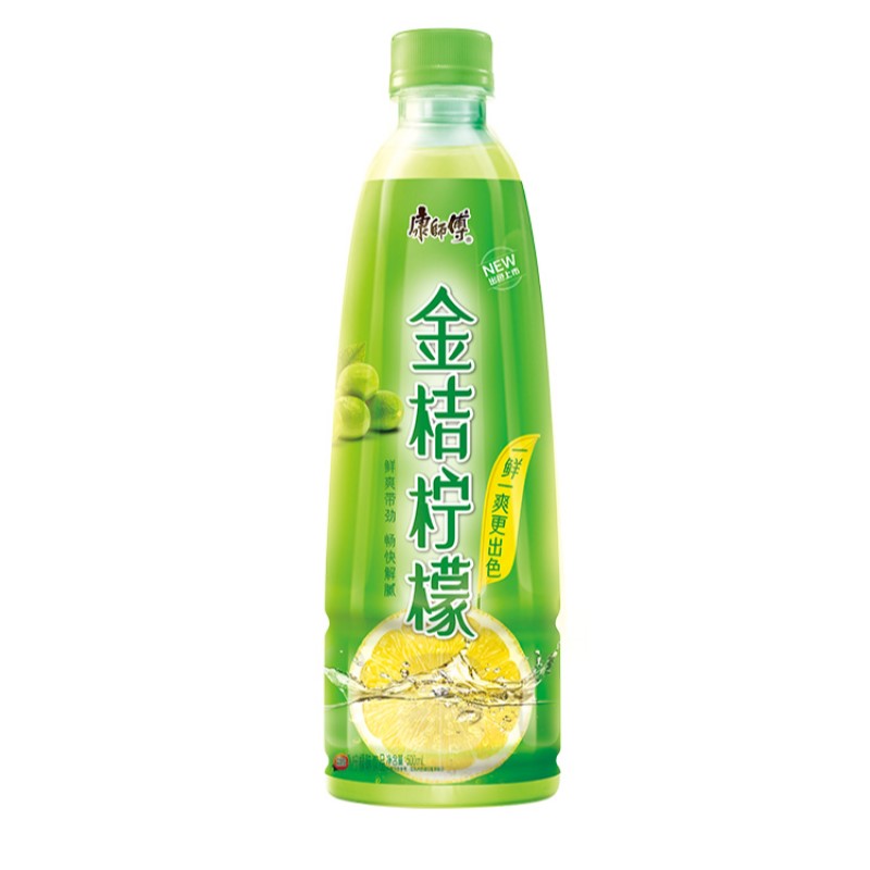 【自营】中国MASTER KONG康师傅 金桔柠檬 500ml 甘甜清香汁爽沁人茶饮料