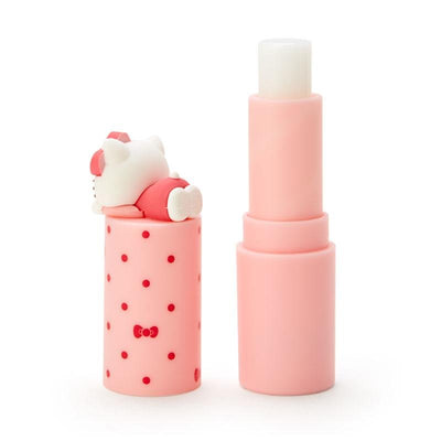 【自营】日本三丽鸥 唇膏+护手霜套盒 Kitty猫 玫瑰香 便携实用套盒