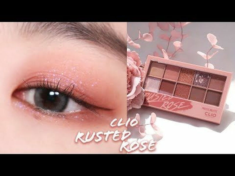 【自营】韩国CLUB CLIO珂莱欧 10色眼影盘 一盘装 5号色 Rusted Rose 生锈玫瑰 INS超火亮片妆浪漫摩卡眼影盘