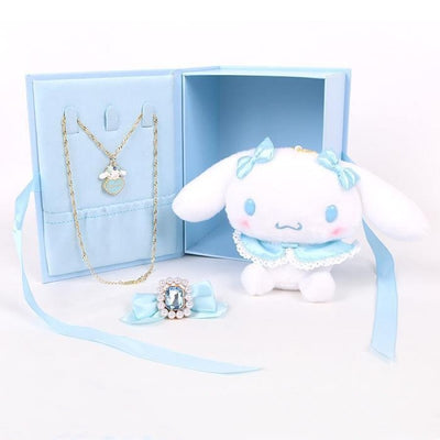 【自营】日本Sanrio三丽鸥 挂件礼盒 闪亮宝石 大耳狗 4件套 生日礼物节日礼物