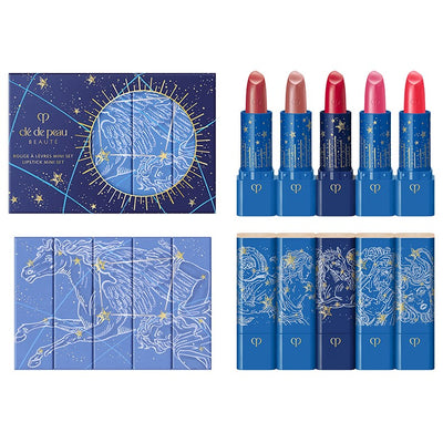 【自营】日本CLE DE PEAU BEAUTE 肌肤之钥 CPB 圣诞限定版 瑰丽唇膏限定套装 2g×5支 (#5山茶花+#11凯旋茶色+哑光#103传奇胭脂+哑光#115粉金银花+哑光#116不妥协珊瑚) 光耀星穹限量版