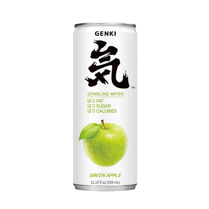 【自营】中国Genki Forest元气森林 无糖0脂青苹果味苏打气泡水饮料 330ml 罐装气泡水