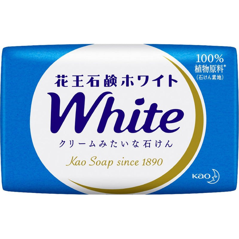 【自营】日本KAO花王 White沐浴香皂 优雅花香 130g 温和保湿深层洁净
