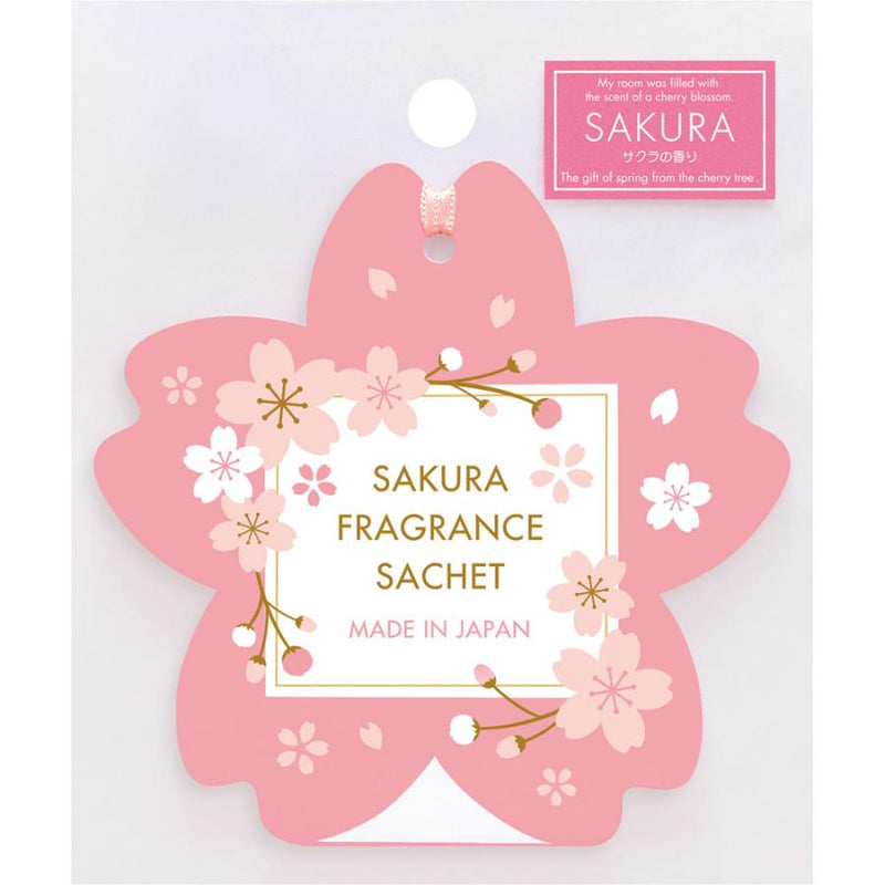【自营】日本SAKURA hirari 樱花衣柜空间车载香薰纸质挂件 单片装 可做书签
