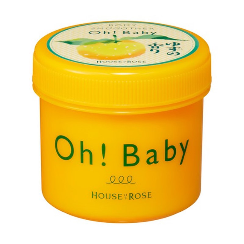 【自营】日本HOUSE OF ROSE OH!BABY 身体磨砂膏 限定版柚子香 200g