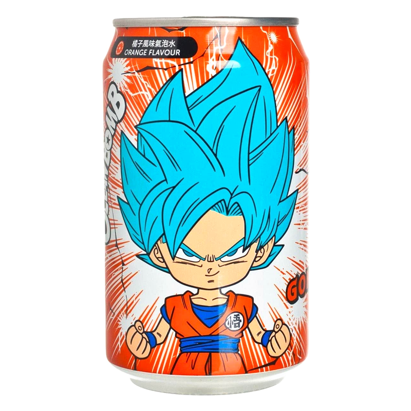 【自营】中国台湾OCEAN BOMB DRAGON BALL七龙珠联名款果味气泡水 橘子味 330ml